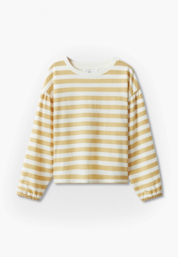 

Лонгслив Mango Kids, Желтый, Mango Kids RTLABE247501