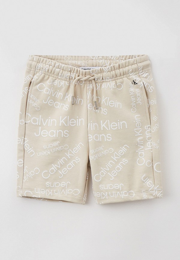 

Шорты спортивные Calvin Klein Jeans, Бежевый