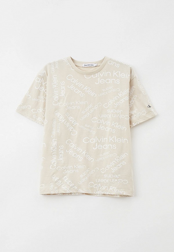 

Футболка Calvin Klein Jeans, Бежевый, Calvin Klein Jeans RTLABE255401
