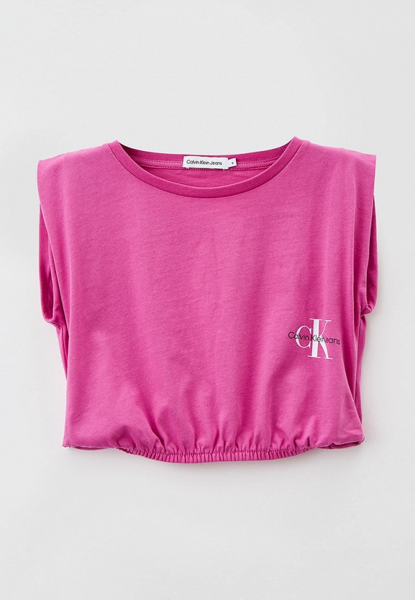 

Футболка Calvin Klein Jeans, Фуксия, Calvin Klein Jeans RTLABE257101