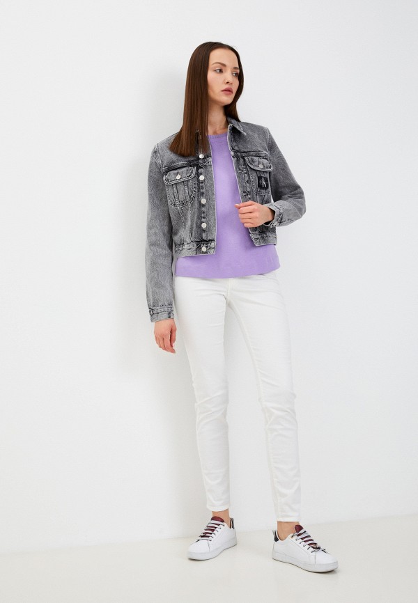 

Куртка джинсовая Calvin Klein Jeans, Серый, Calvin Klein Jeans RTLABE266201