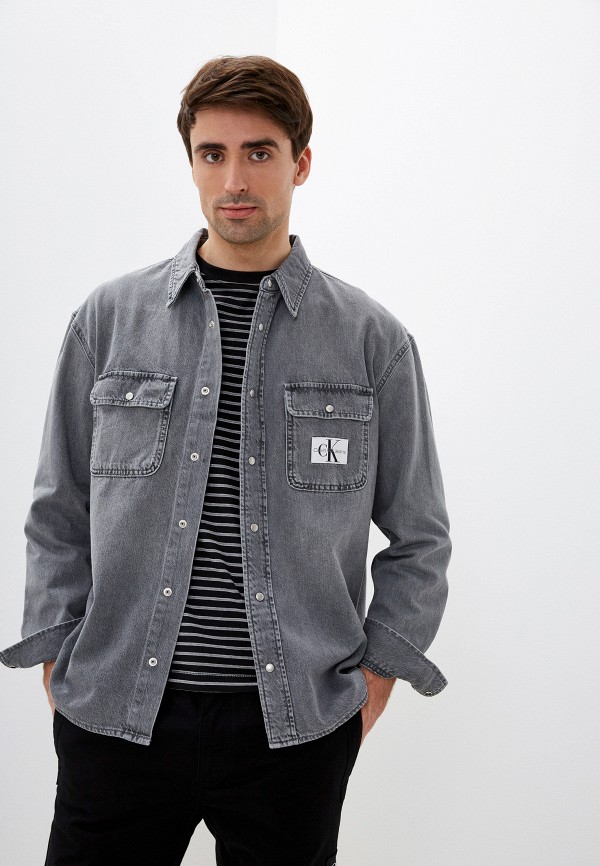 

Рубашка джинсовая Calvin Klein Jeans, Серый