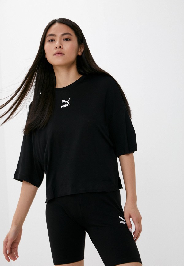 

Футболка спортивная PUMA, Черный, Classics Oversized Splitside Tee