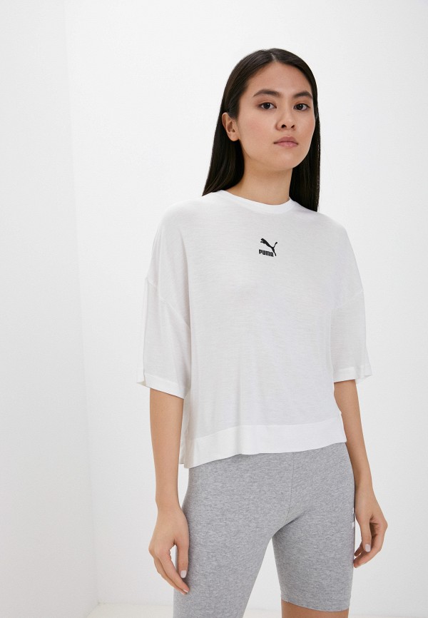 

Футболка спортивная PUMA, Белый, Classics Oversized Splitside Tee