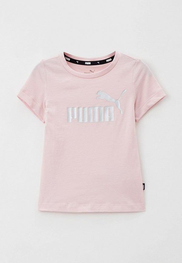 

Футболка PUMA, Розовый, ESS+ Logo Tee G
