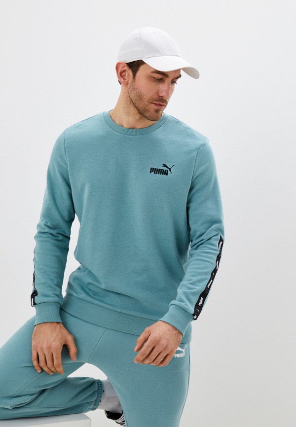 

Свитшот PUMA, Бирюзовый, ESS+ Tape Crew TR