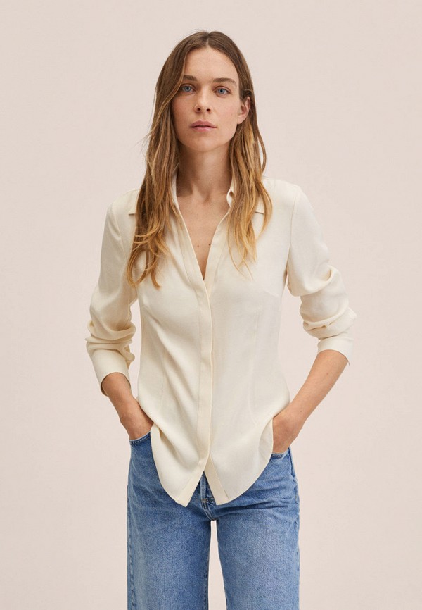 

Блуза Mango, Бежевый, Mango RTLABE326501