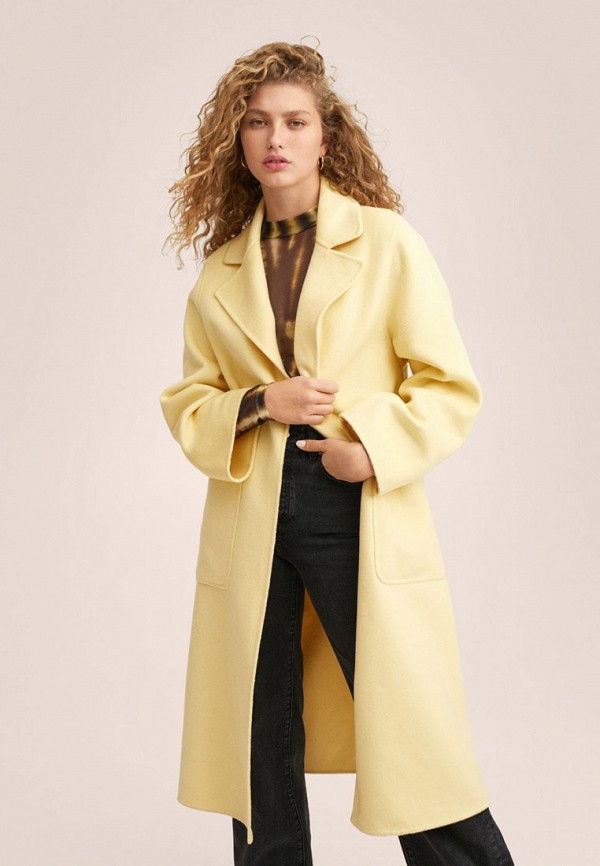 

Пальто Mango, Желтый, Mango RTLABE327701