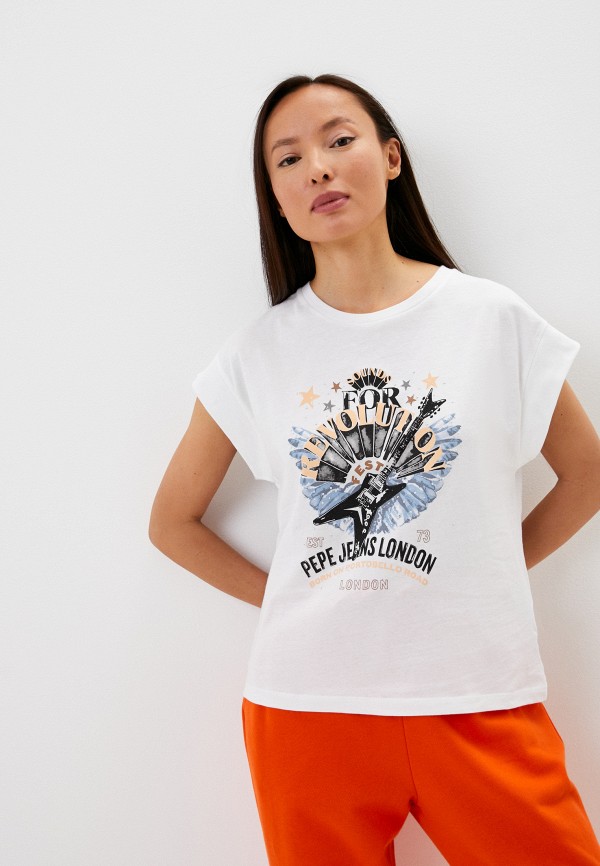 

Футболка Pepe Jeans, Белый, CAROLINE
