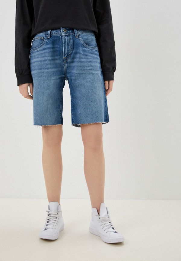 

Шорты джинсовые Pepe Jeans, Голубой, VIOLET BERMUDA