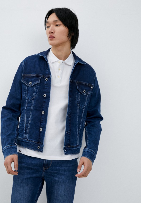 

Куртка джинсовая Pepe Jeans, Синий, Pepe Jeans RTLABE336201