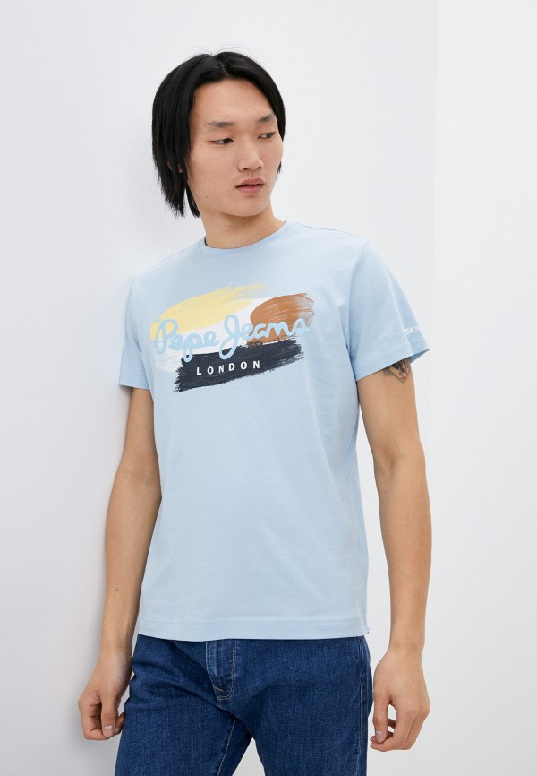 

Футболка Pepe Jeans, Голубой, Pepe Jeans RTLABE338701
