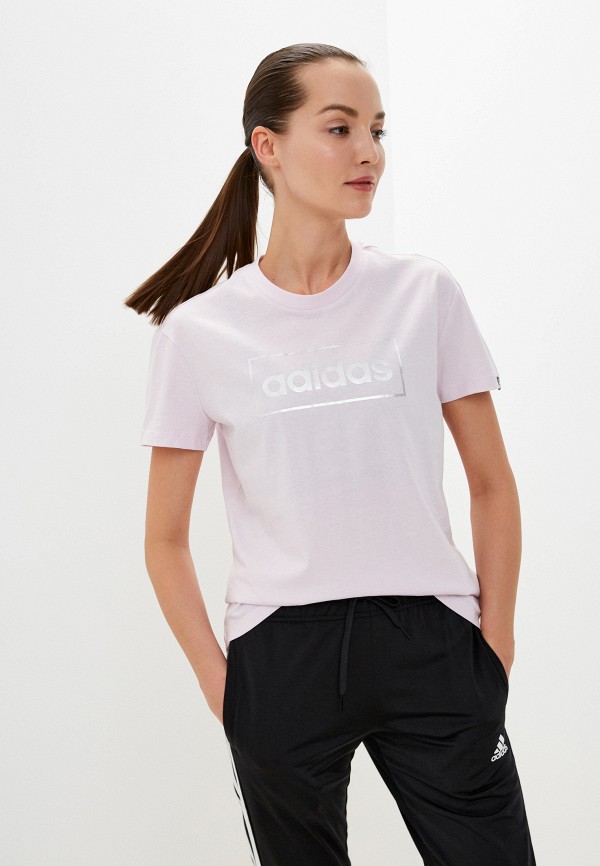 

Футболка adidas, Розовый, W FL BX G T