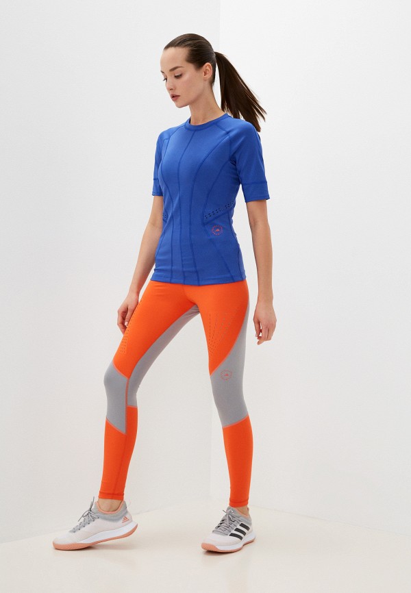Тайтсы adidas by Stella McCartney оранжевый, размер 46, фото 2