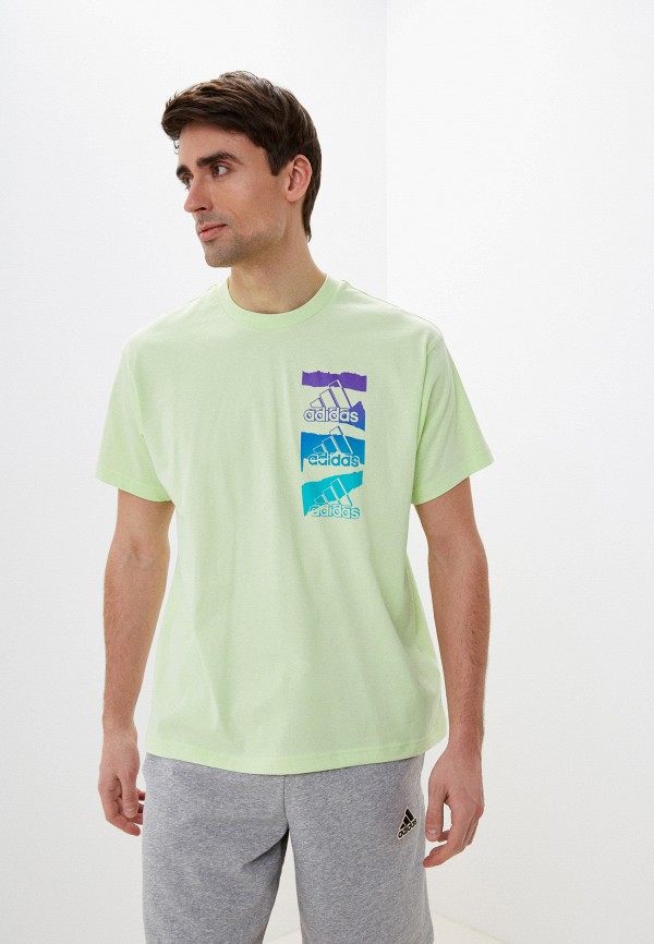 

Футболка adidas, Зеленый, adidas RTLABE358101
