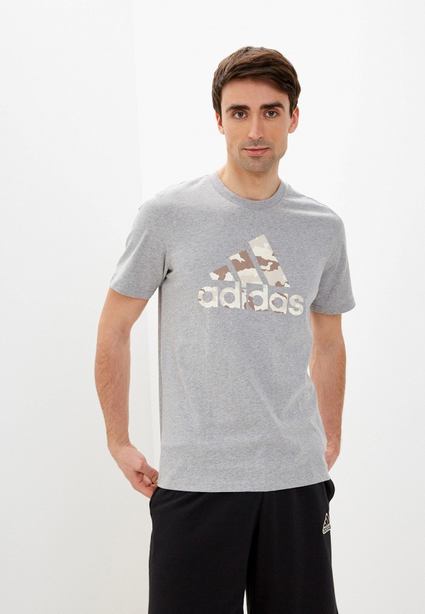 

Футболка adidas, Серый, M CAMO BOS G T