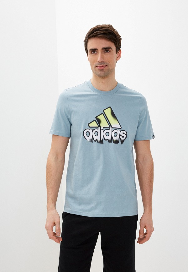 

Футболка adidas, Голубой, M HEAT BOS G T