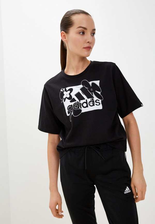 

Футболка adidas, Черный, W FUN G CR T