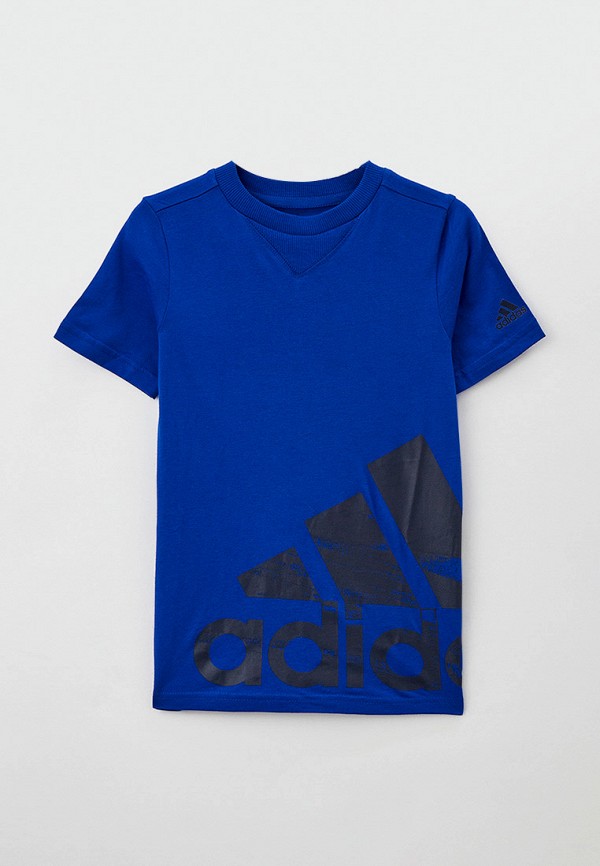 Футболка adidas синего цвета