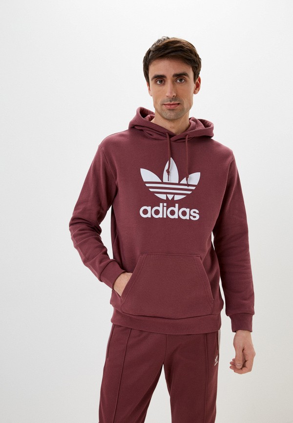 

Худи adidas Originals, Бордовый, TREFOIL HOODY