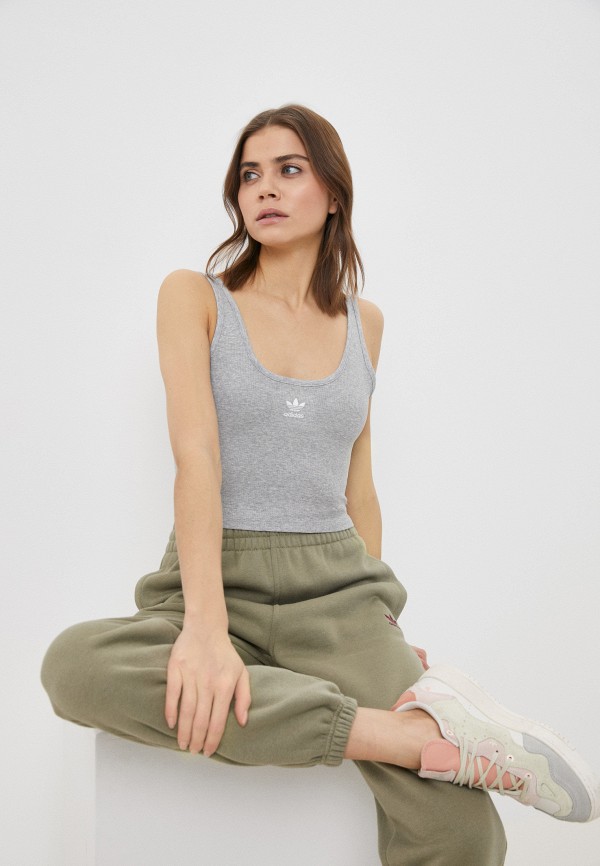 

Топ adidas Originals, Серый, TANK TOP