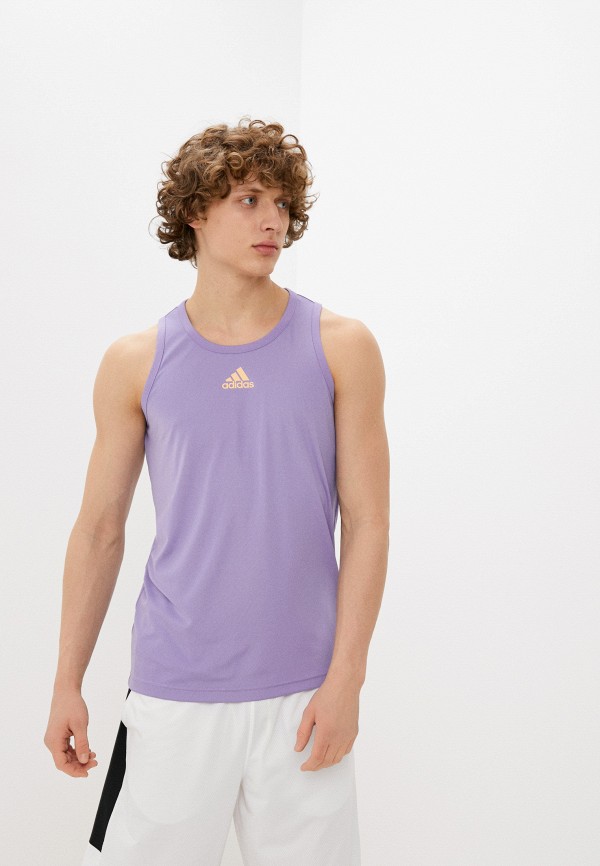 

Майка спортивная adidas, Фиолетовый, 3G TANK