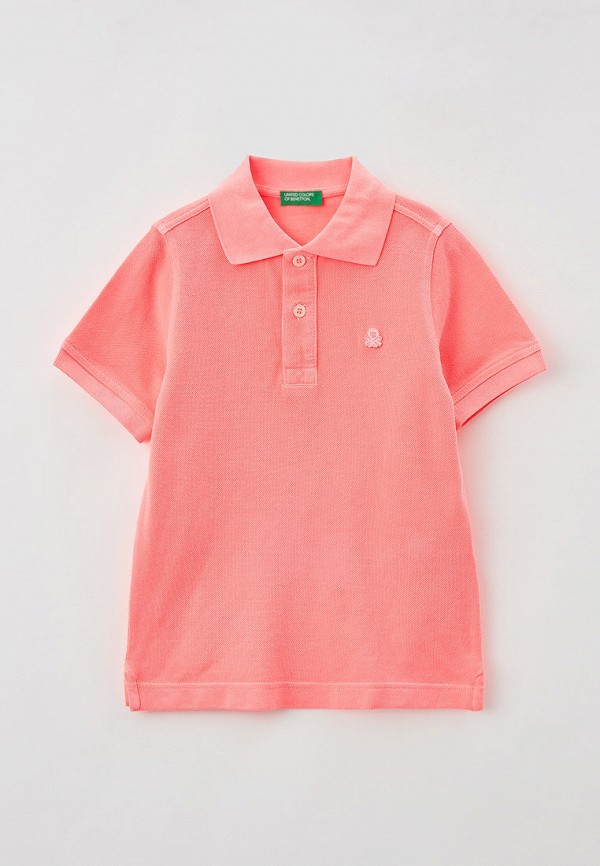 

Поло United Colors of Benetton, Коралловый, United Colors of Benetton RTLABE416701