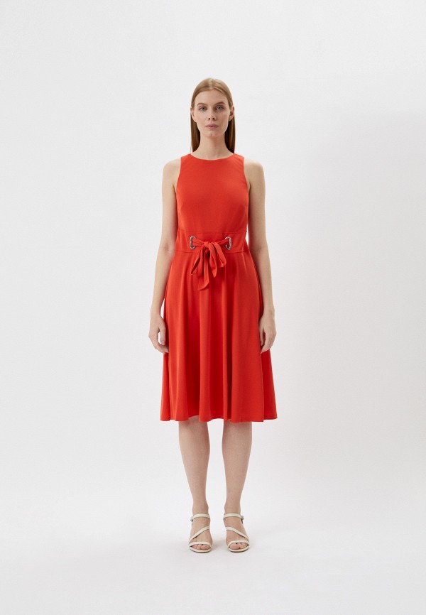 Платье Lauren Ralph Lauren оранжевого цвета