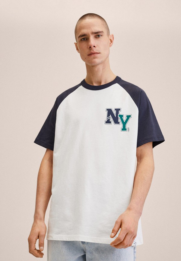 

Футболка Mango Man, Белый, Mango Man RTLABE518501