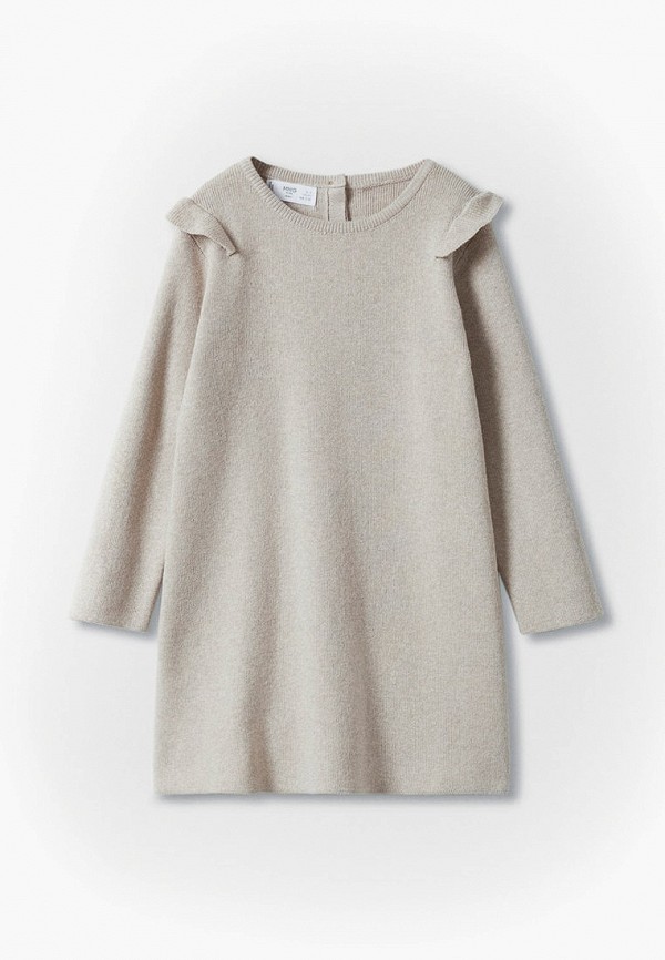 

Платье Mango Kids, Бежевый, Mango Kids RTLABE519801