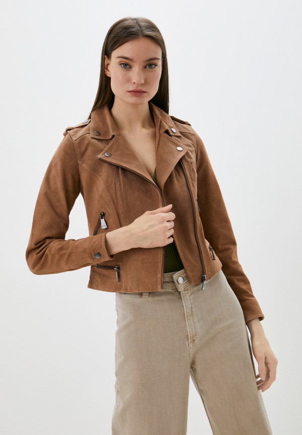 

Куртка кожаная Vero Moda, Бежевый, Vero Moda RTLABE531901