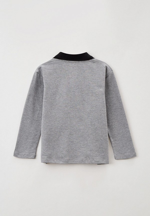 фото Поло button blue