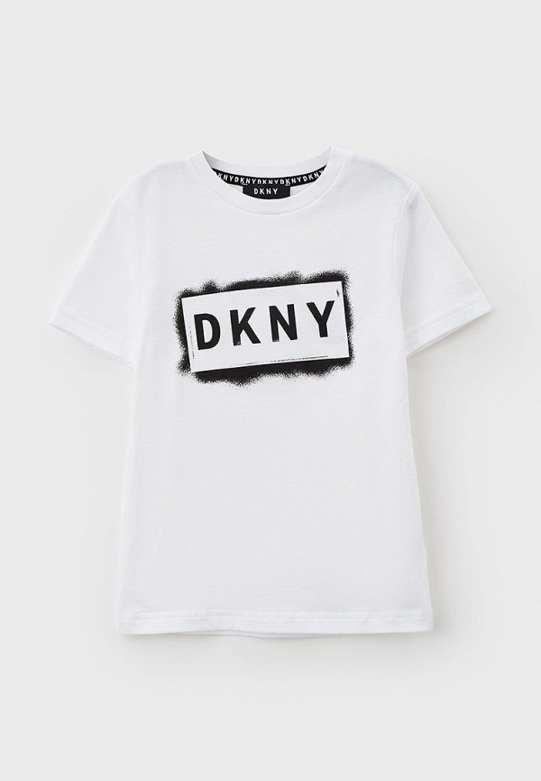 Футболка DKNY белого цвета
