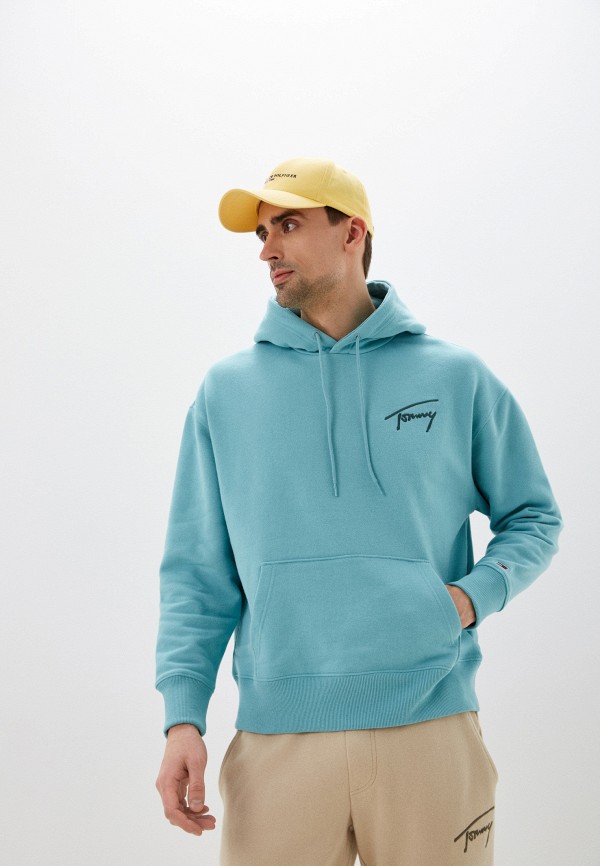 

Худи Tommy Jeans, Бирюзовый