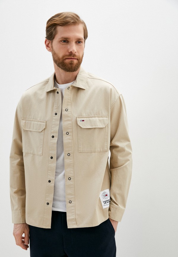 

Рубашка Tommy Jeans, Бежевый