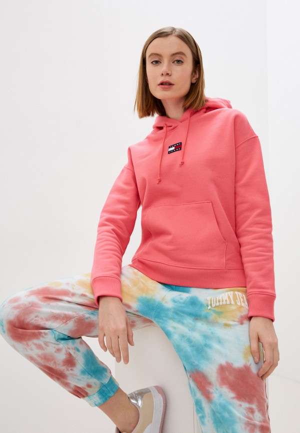 

Худи Tommy Jeans, Розовый
