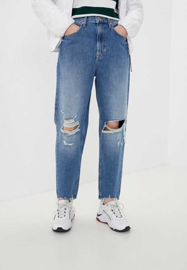 

Джинсы Tommy Jeans, Голубой, MOM JEAN UHR TPRD