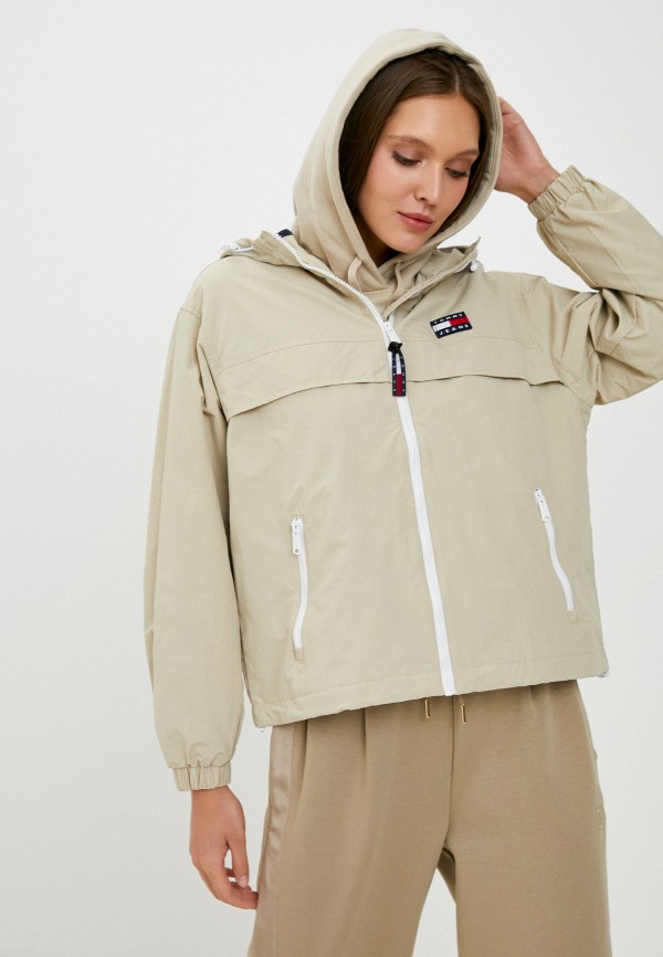 

Ветровка Tommy Jeans, Бежевый