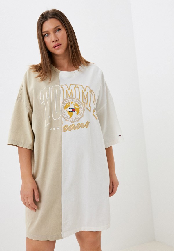 

Платье Tommy Jeans, Бежевый