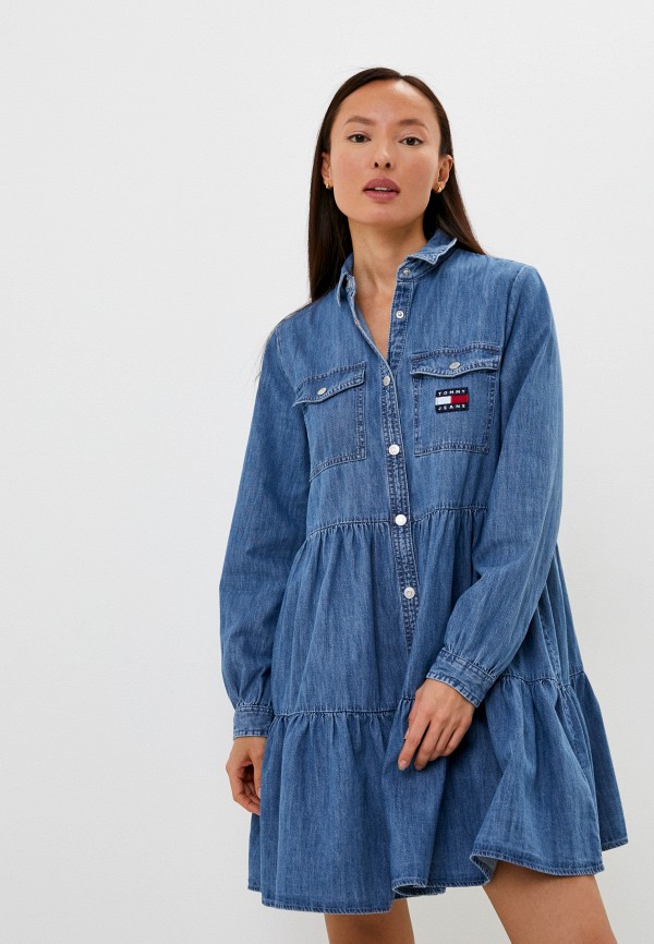 

Платье джинсовое Tommy Jeans, Синий