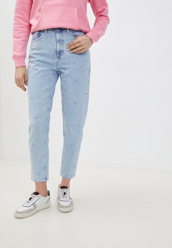 

Джинсы Tommy Jeans, Голубой, MOM JEAN UHR TPRD