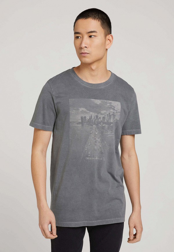 

Футболка Tom Tailor Denim, Серый, Tom Tailor Denim RTLABE765701