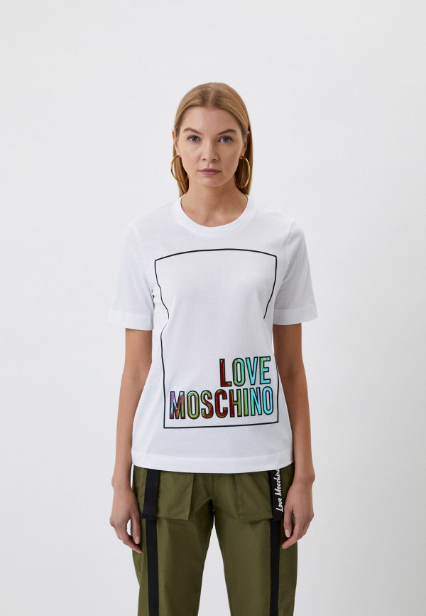 

Футболка Love Moschino, Белый, Love Moschino RTLABE823401