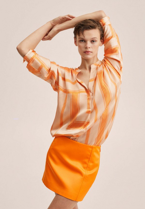 

Блуза Mango, Оранжевый, VIVIAN