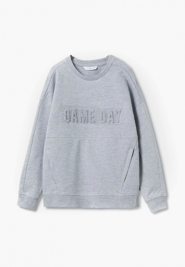 

Свитшот Mango Kids, Серый, DAY