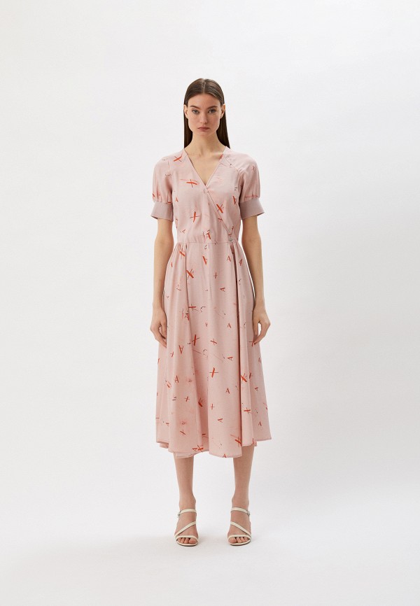 Платье Armani Exchange розового цвета