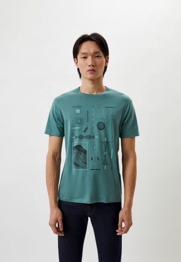 

Футболка Armani Exchange, Бирюзовый