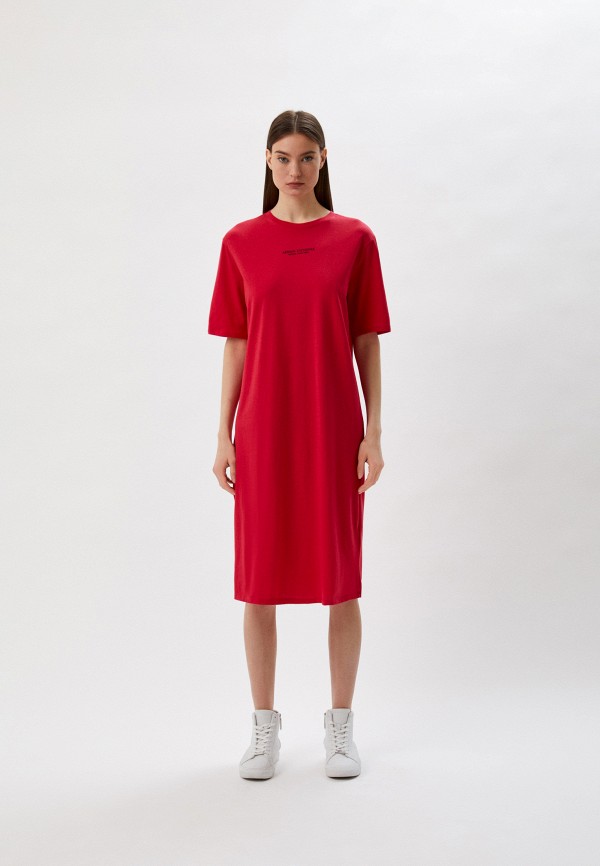 Платье Armani Exchange красного цвета