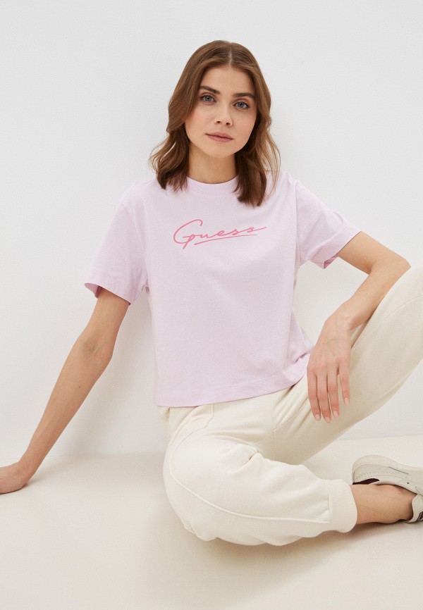 

Футболка Guess, Розовый