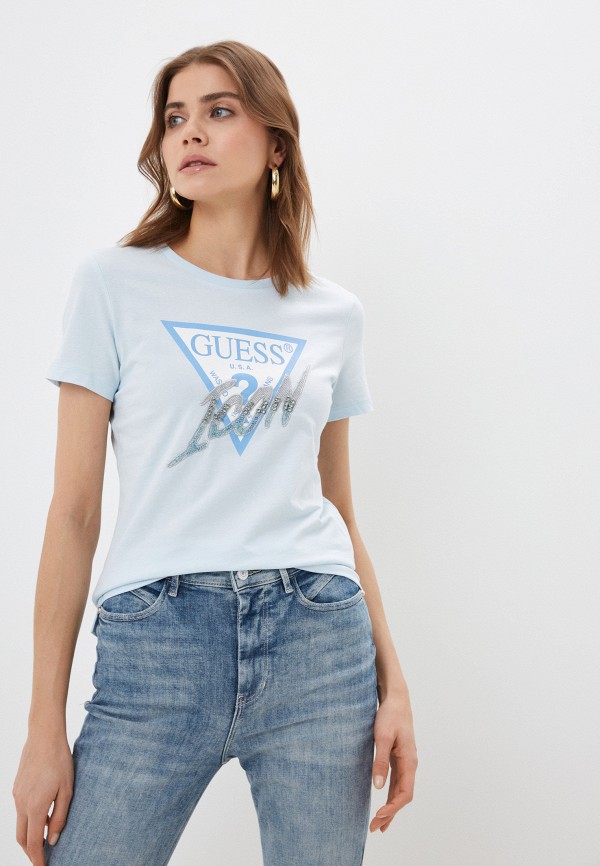 

Футболка Guess Jeans, Голубой